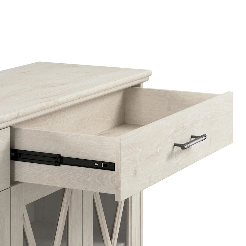 Sideboard-Buffetschrank mit Aufsatz, 60 Zoll