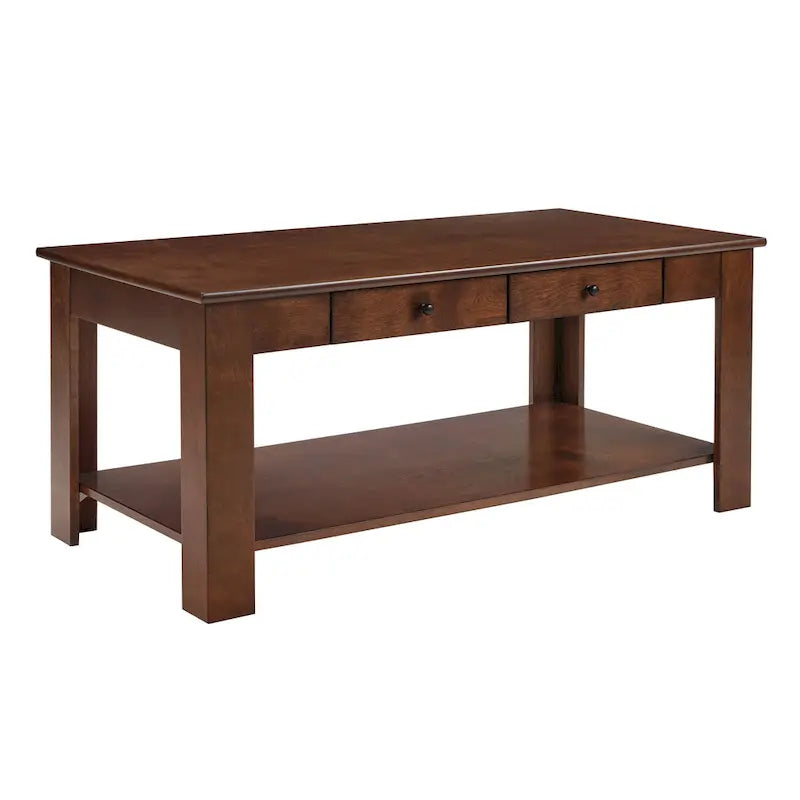Couchtisch mit 2 Schubladen und Einlegeboden
