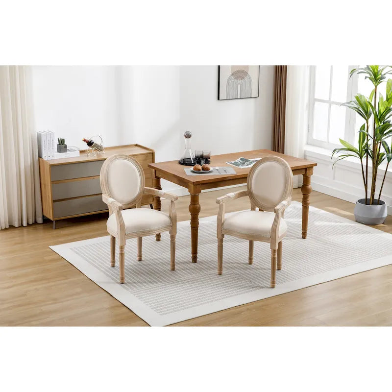 French Style Solid Wood Dining Chair