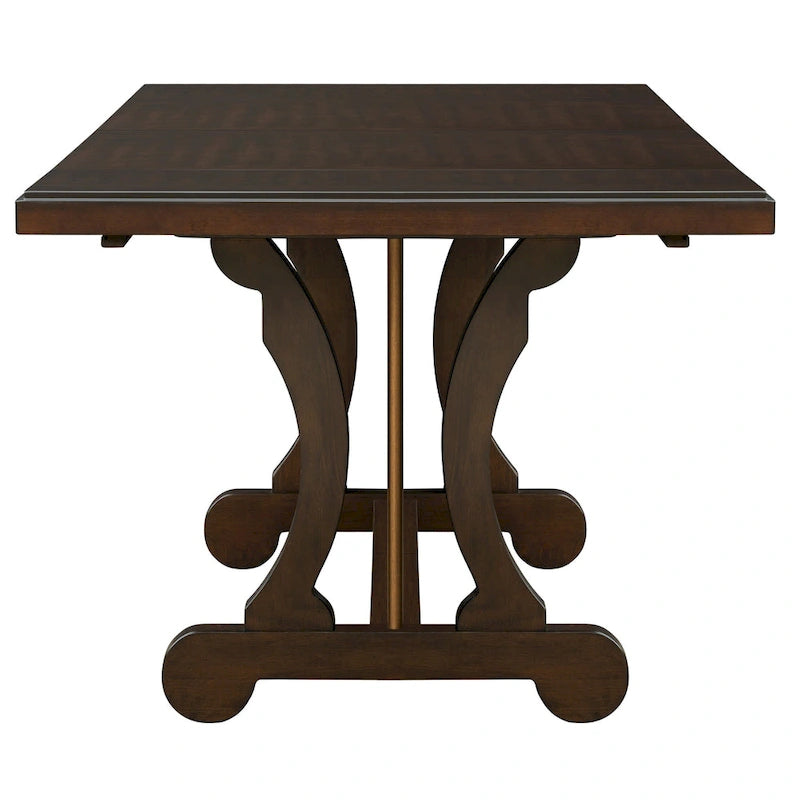 Mesa de comedor rectangular extensible