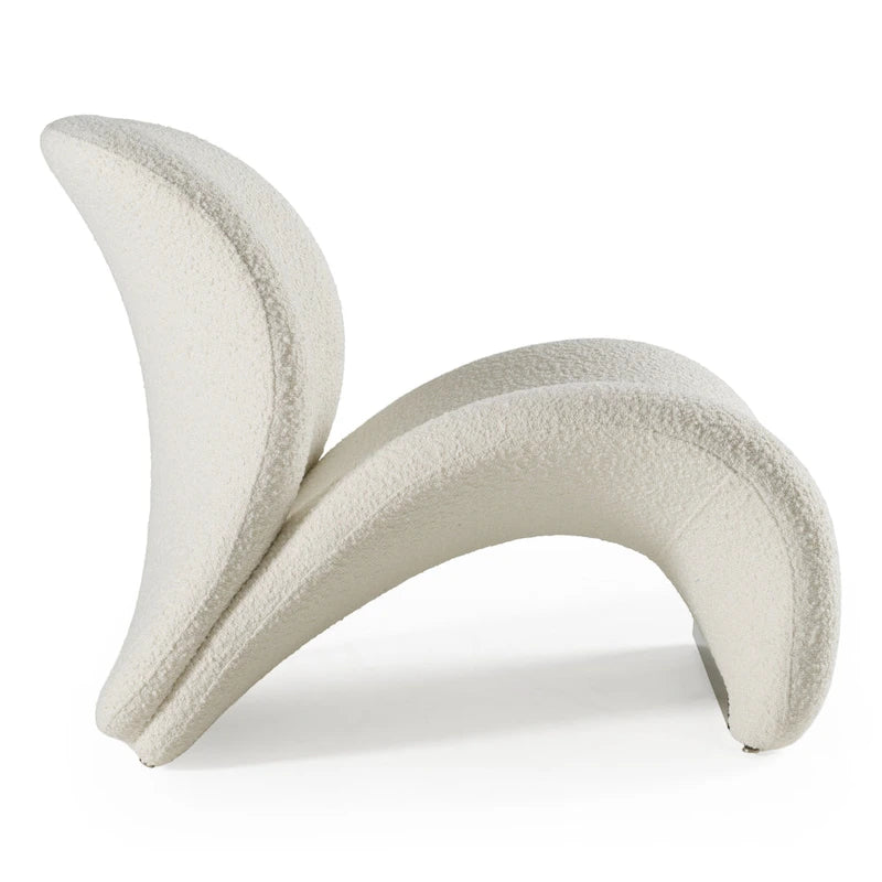 Silla decorativa blanca moderna