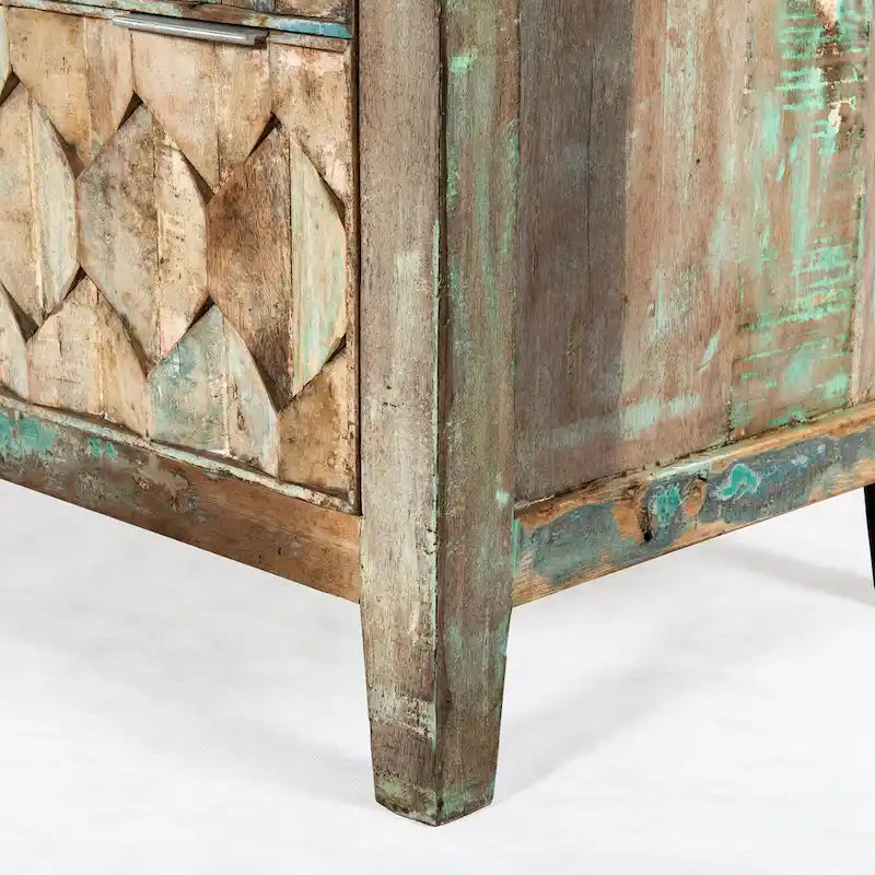 Vintage Reclaimed Teak Dresser