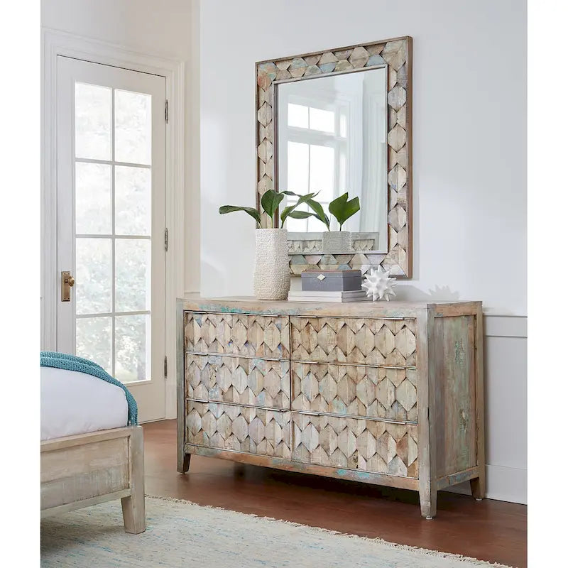 Vintage Reclaimed Teak Dresser