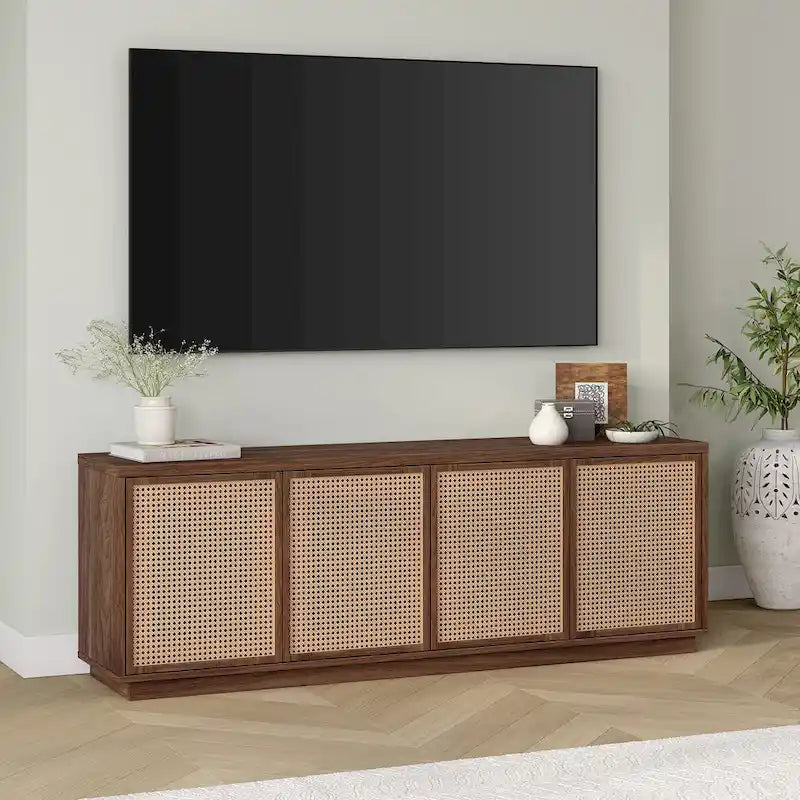 Rechteckiger TV-Ständer für Fernseher bis 78 Zoll, 70 Zoll breit