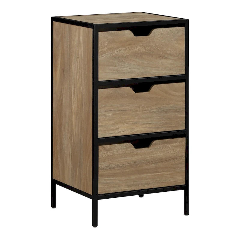 Mueble auxiliar de almacenamiento con 3 cajones