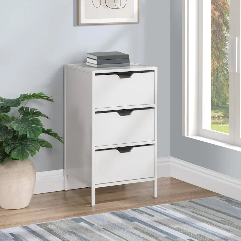 Mueble auxiliar de almacenamiento con 3 cajones