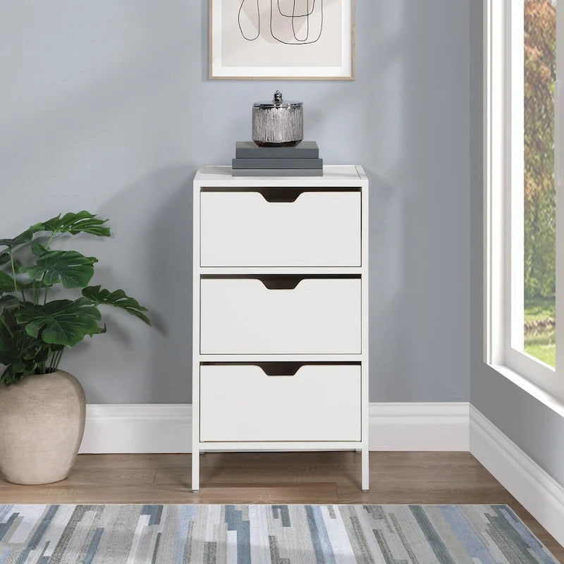Mueble auxiliar de almacenamiento con 3 cajones