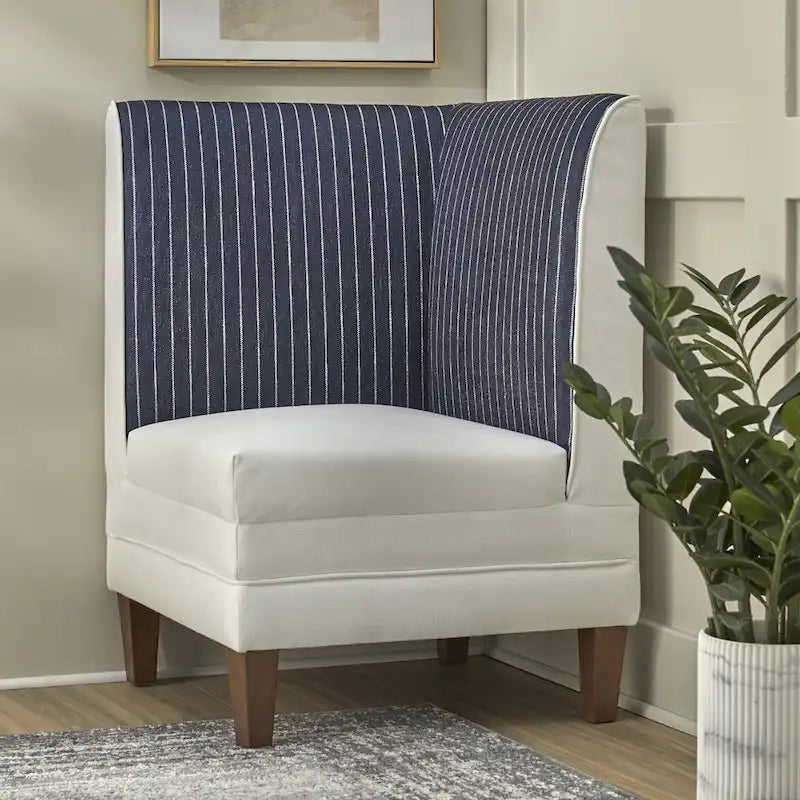 Asiento esquinero tapizado