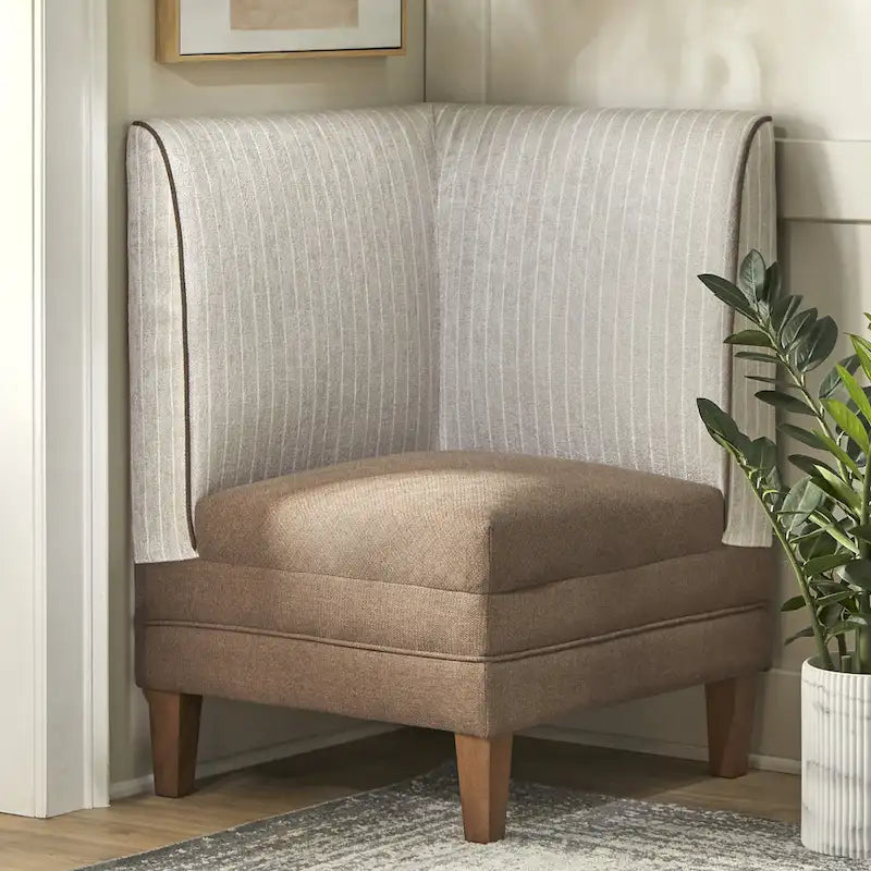 Asiento esquinero tapizado