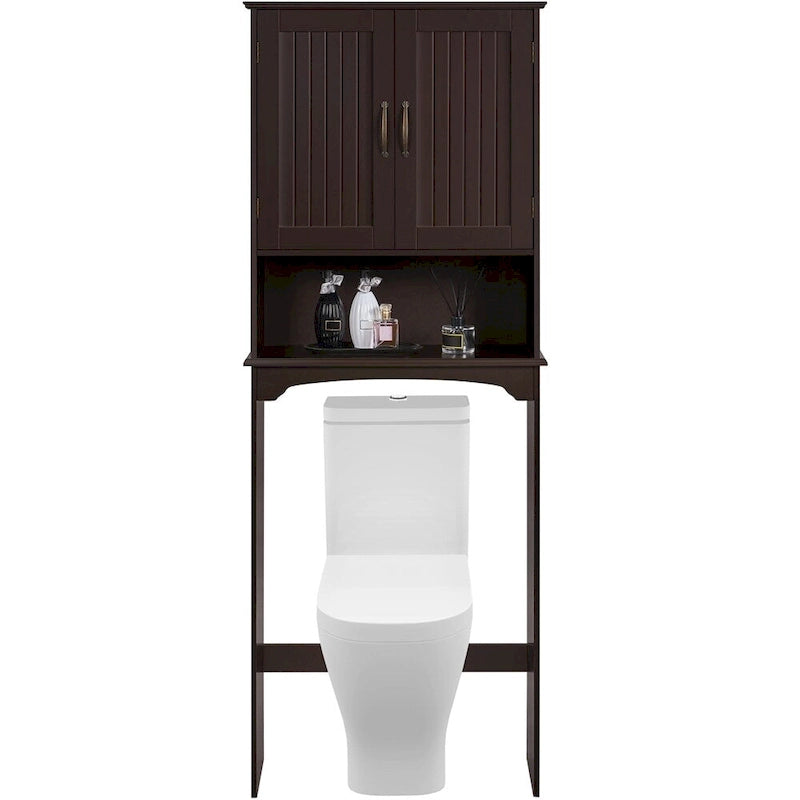 Organizador de baño ahorrador de espacio para colocar sobre el inodoro