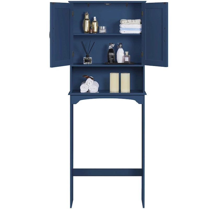 Organizador de baño ahorrador de espacio para colocar sobre el inodoro