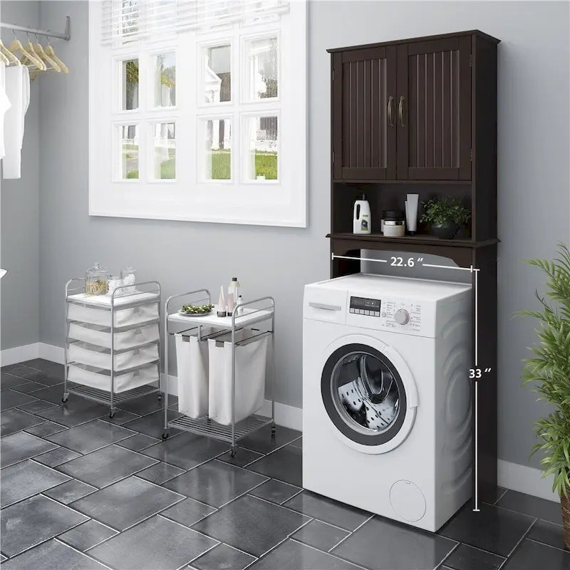 Platzsparender Badezimmer-Organizer über der Toilette