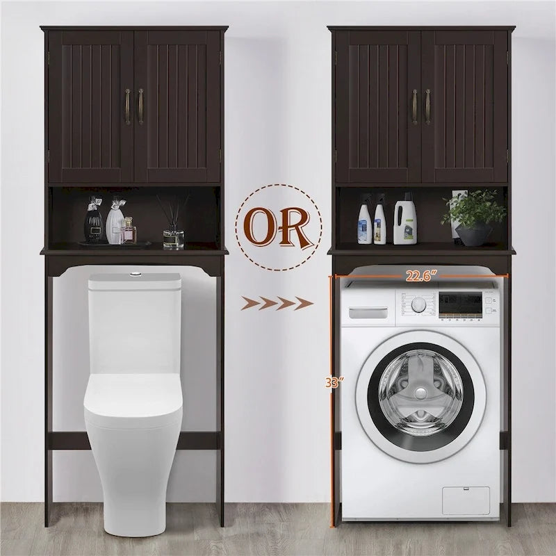 Platzsparender Badezimmer-Organizer über der Toilette