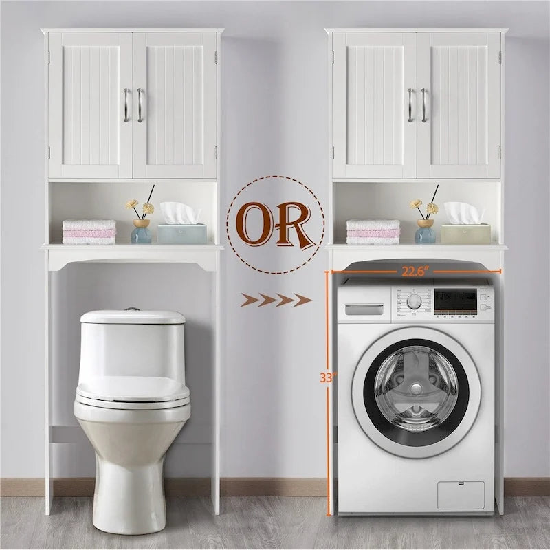 Platzsparender Badezimmer-Organizer über der Toilette