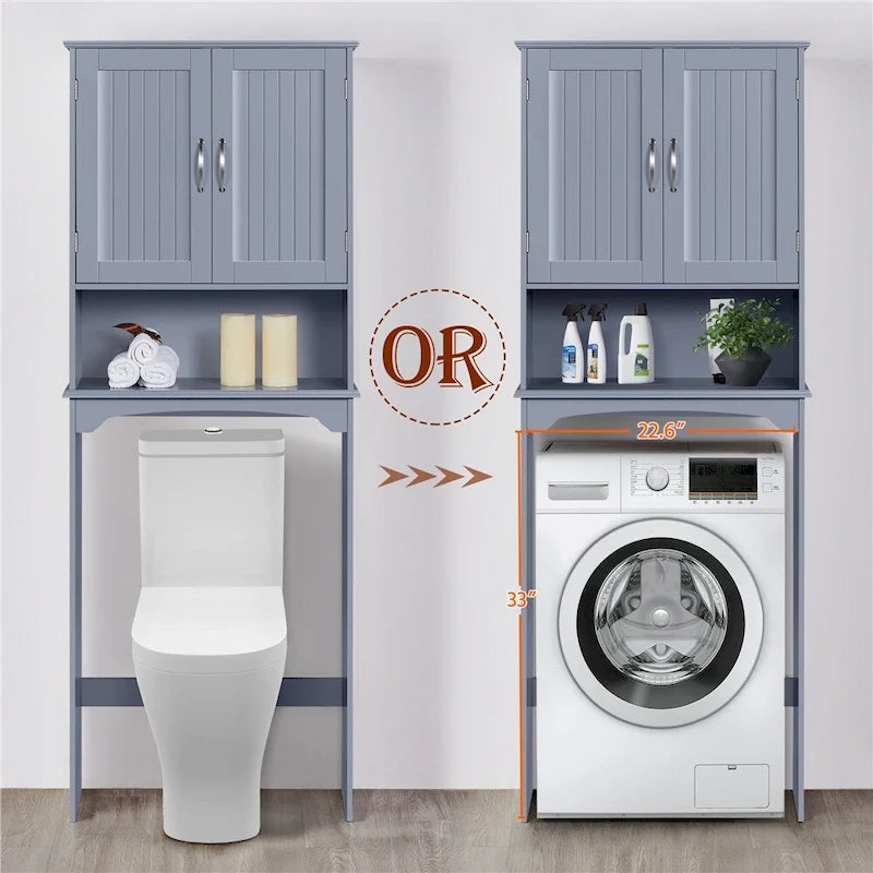 Platzsparender Badezimmer-Organizer über der Toilette
